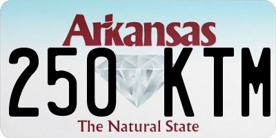 AR license plate 250KTM