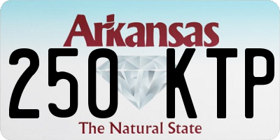 AR license plate 250KTP