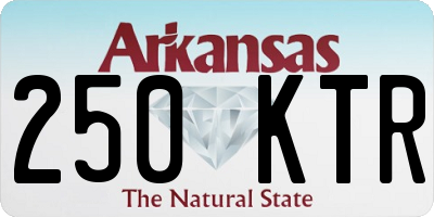 AR license plate 250KTR