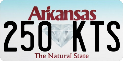 AR license plate 250KTS