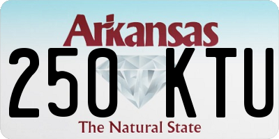 AR license plate 250KTU