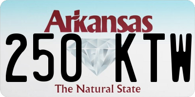 AR license plate 250KTW
