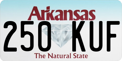 AR license plate 250KUF