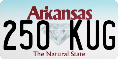 AR license plate 250KUG