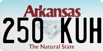 AR license plate 250KUH