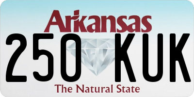 AR license plate 250KUK