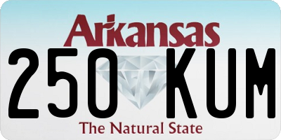 AR license plate 250KUM