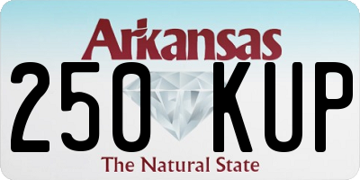 AR license plate 250KUP
