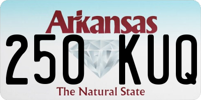 AR license plate 250KUQ