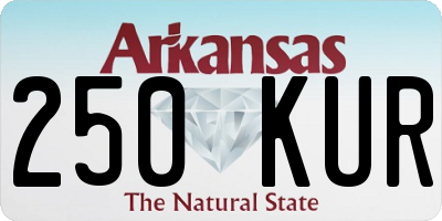 AR license plate 250KUR