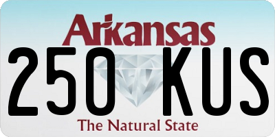 AR license plate 250KUS
