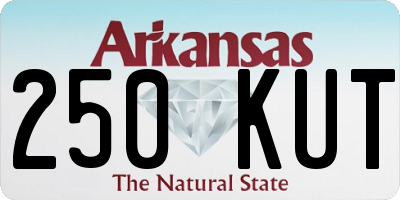 AR license plate 250KUT