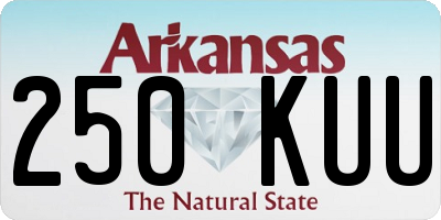 AR license plate 250KUU