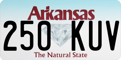 AR license plate 250KUV