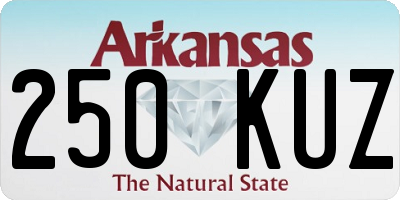 AR license plate 250KUZ
