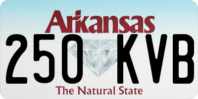 AR license plate 250KVB