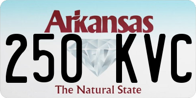 AR license plate 250KVC