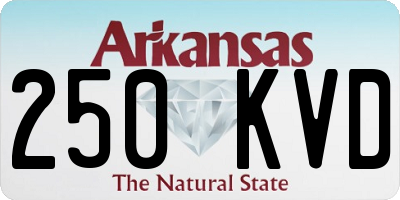 AR license plate 250KVD