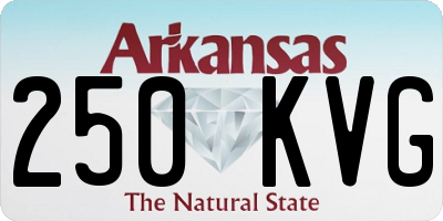 AR license plate 250KVG