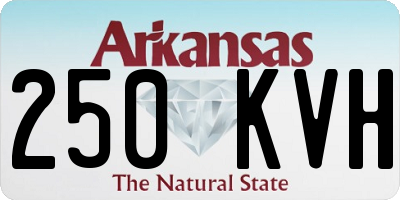 AR license plate 250KVH