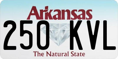 AR license plate 250KVL