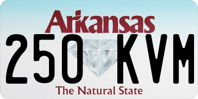 AR license plate 250KVM