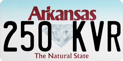 AR license plate 250KVR