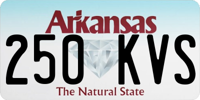 AR license plate 250KVS