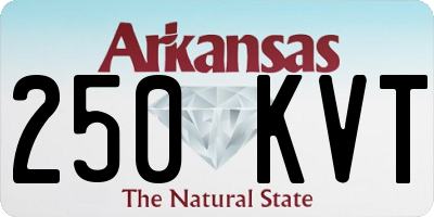 AR license plate 250KVT