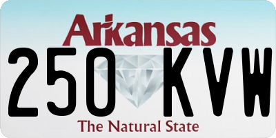 AR license plate 250KVW