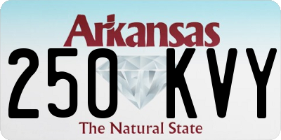 AR license plate 250KVY