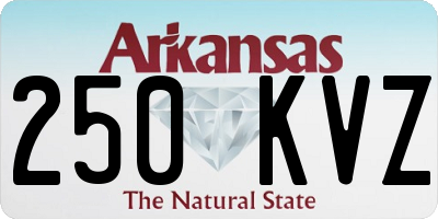 AR license plate 250KVZ