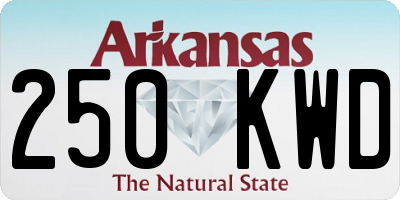 AR license plate 250KWD