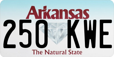 AR license plate 250KWE