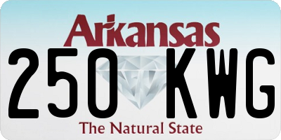 AR license plate 250KWG