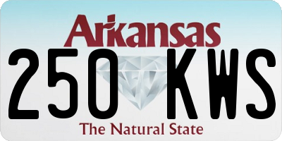 AR license plate 250KWS