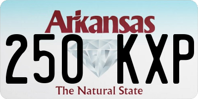 AR license plate 250KXP