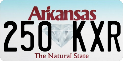 AR license plate 250KXR