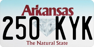 AR license plate 250KYK