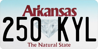 AR license plate 250KYL
