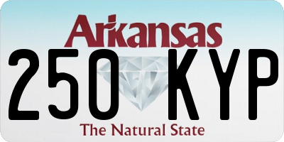 AR license plate 250KYP