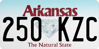 AR license plate 250KZC