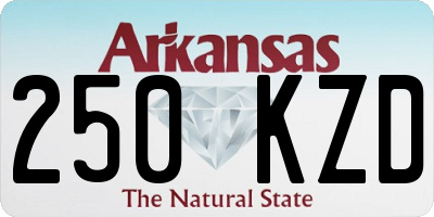 AR license plate 250KZD