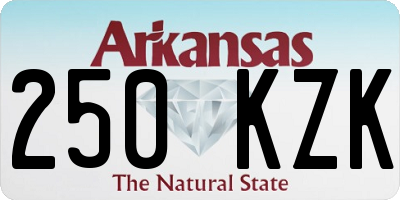 AR license plate 250KZK