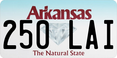 AR license plate 250LAI