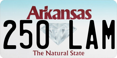AR license plate 250LAM