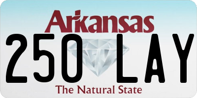 AR license plate 250LAY