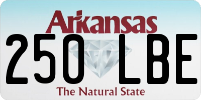AR license plate 250LBE