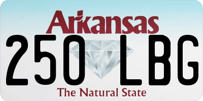 AR license plate 250LBG