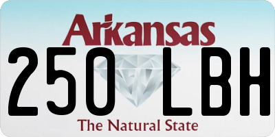 AR license plate 250LBH